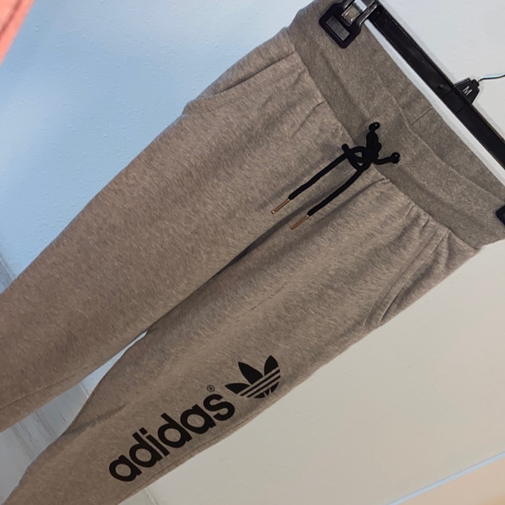 Adidas High Waisted Joggers/ Sweatpants